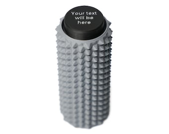 personalized spiky fidget roller with 341 hexagonal spikes and a keyboard switch RK combo