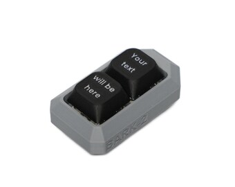 personalized ergonomic keyboard clicker fidget antistress EDC keychain BARK-2