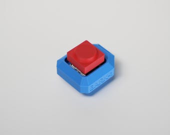 ergonomic keyboard clicker fidget antistress EDC keychain BARK-1 marine blue combo