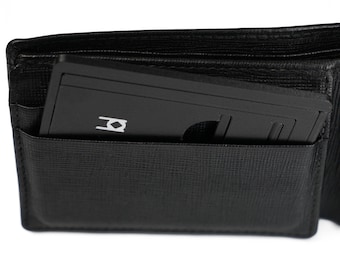 sturdy, minimalistic credit card-sized stand for phones, tablets etc. kergi design CS-4
