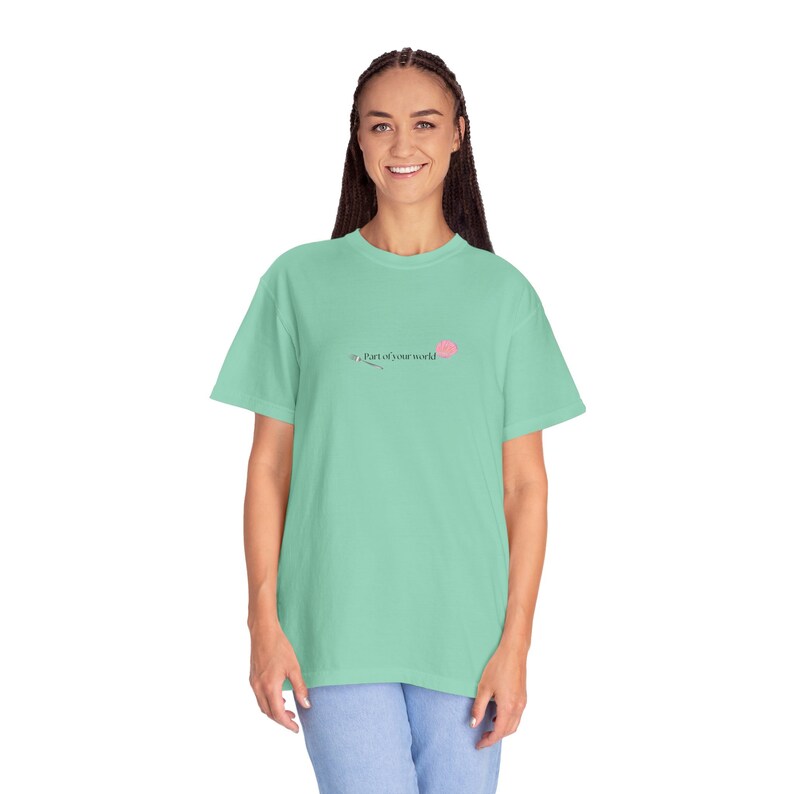 Part of your world | Disney Princess Ariel inspired Unisex Garment-Dyed T-shirt image 4