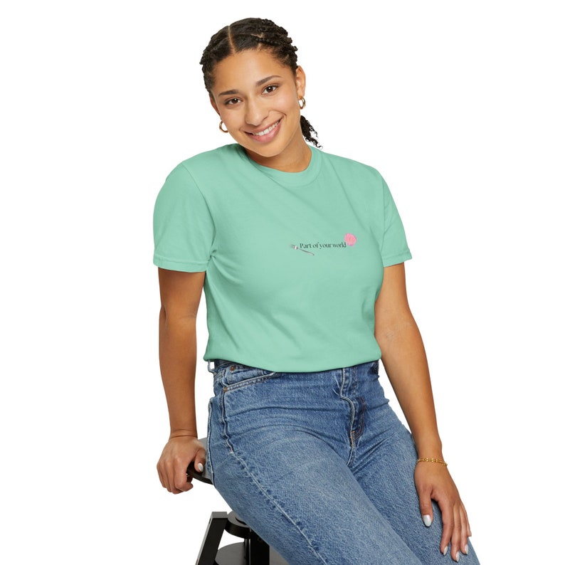 Part of your world | Disney Princess Ariel inspired Unisex Garment-Dyed T-shirt image 5