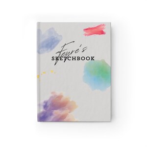 Feyres Skizzenbuch | ACOTAR inspiriertes Journal - Version mit leerer Seite