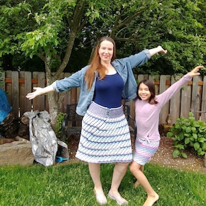Beach Dreaming Crocheted Skirt PDF Pattern, All Sizes, Girls, Women&#39;s Crochet Skirt, Cotton Crochet Skirt, Skirt Pattern, Digital Download