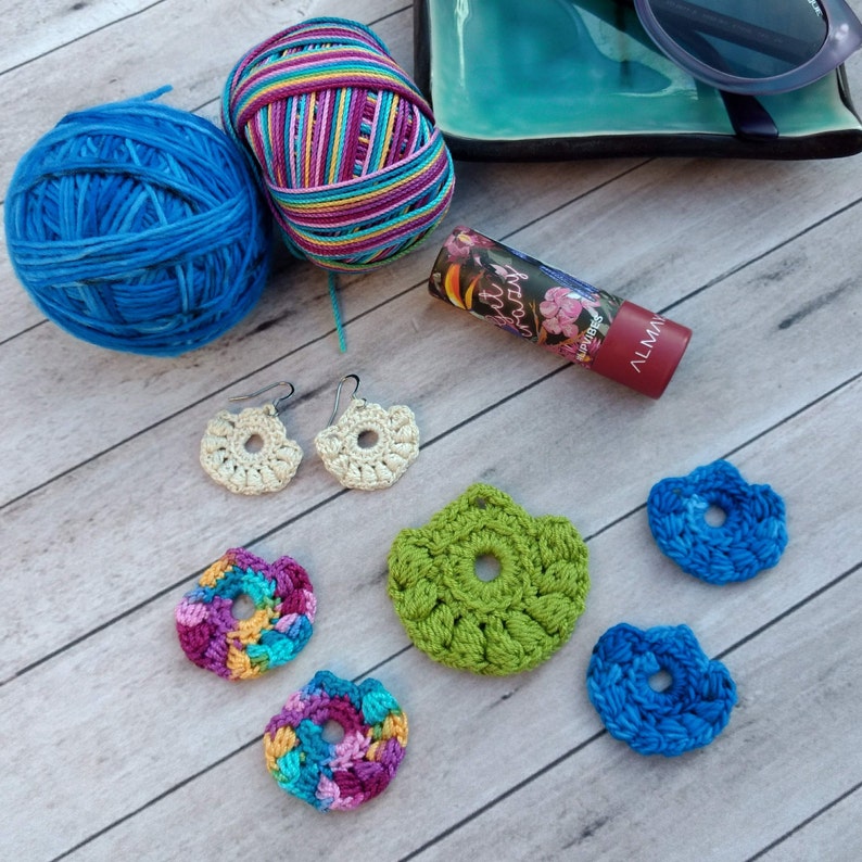PDF Pattern: Crochet Earrings, Oh Susanna image 2