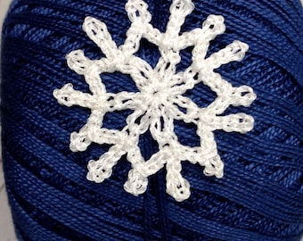 Oh My Snowflake Crochet PATTERN Earring, Ornament, Christmas, Winter Decoration