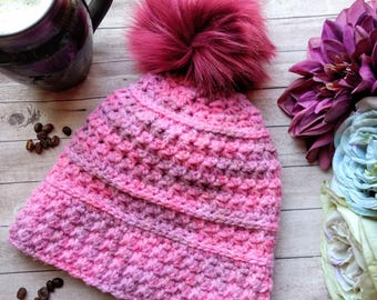 Crocheted Beanie PDF Pattern: Unisex Toque Design (Digital Download)