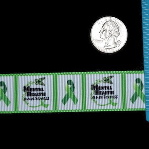 Mental Health Ribbon, Mental Illness Grosgrain, Awareness Ribbon ...