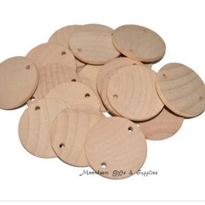 25 Wooden discs for Family Birthdays Board, Family Birthday Board Tags, Family Celebrations Board Tags, Wooden Discs use with S Hook
