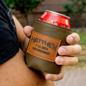 Personalized Best Man Can Coolers, Gifts For Husband Boyfriend Man, Groomsmen Proposal, Wedding Favors, Groomsman Can Holder, Will You Be My
