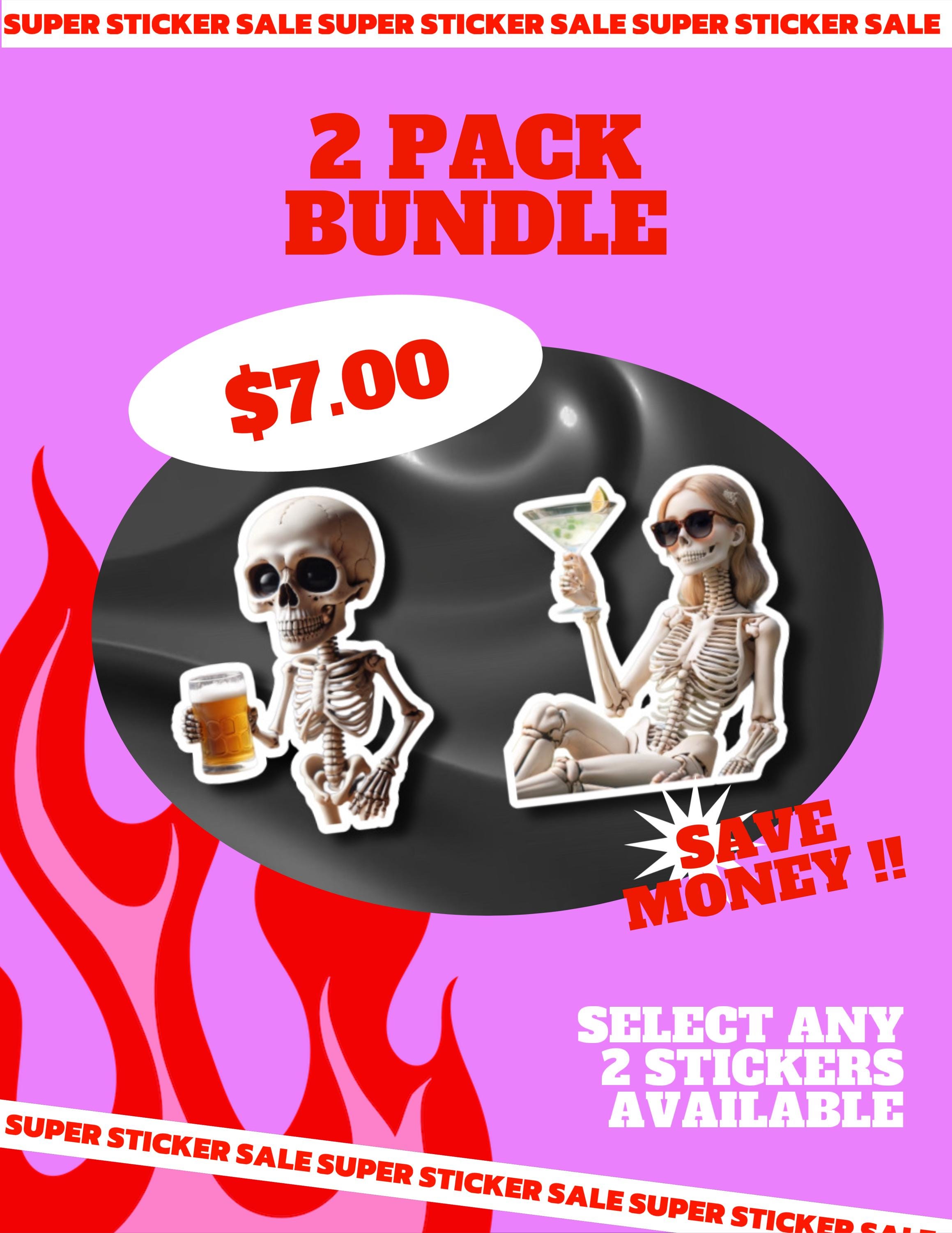 2-pack Sticker Bundle - Etsy