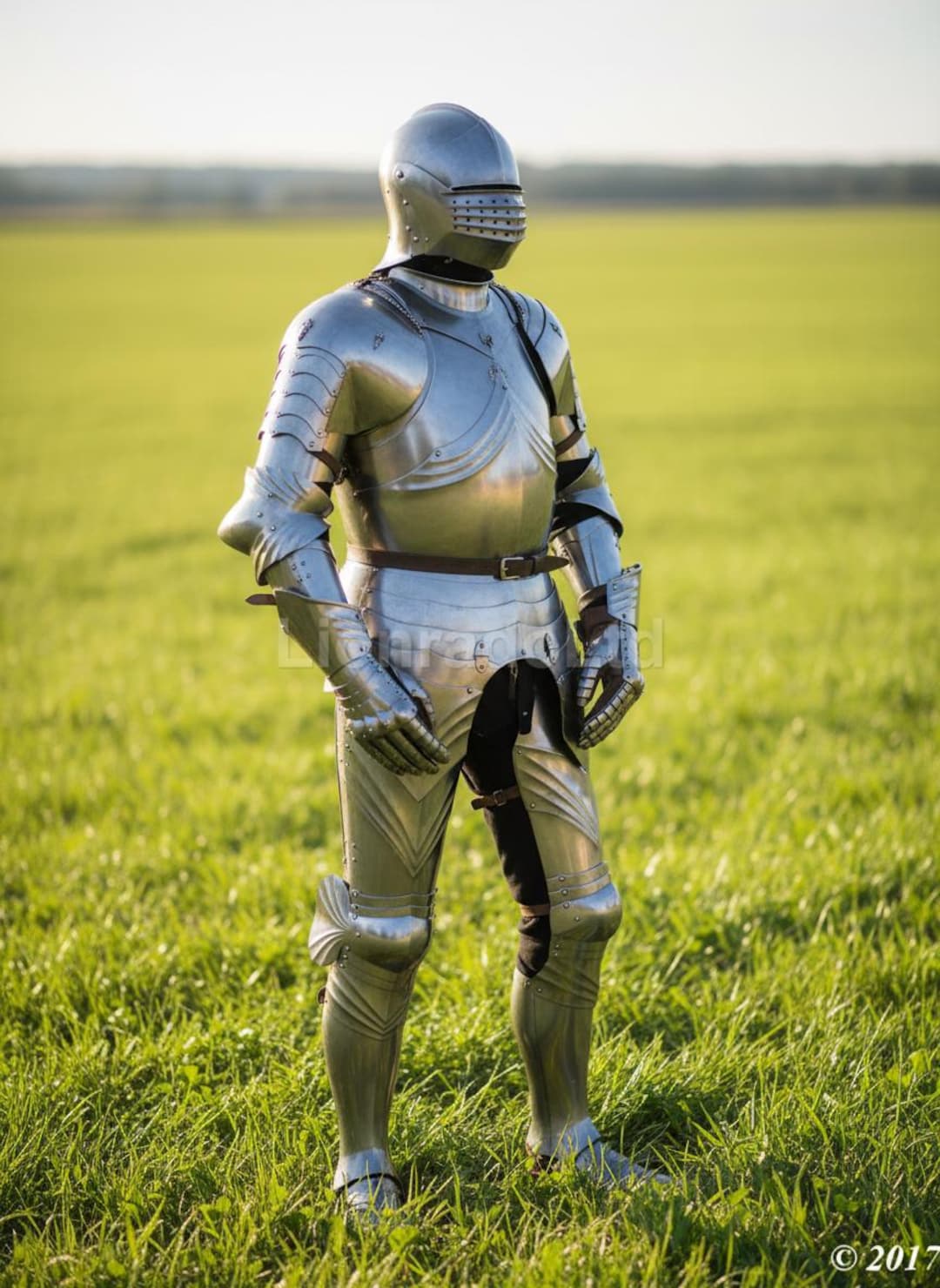 Medieval Gothic Full Plate Armor Suit | Steel Knight Costume | LARP ...