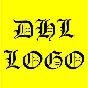 Descarga de archivo digital del logotipo de DHL Express: imágenes prediseñadas de logotipos para impresión instantánea de cajas para diseño de envíos y embalajes