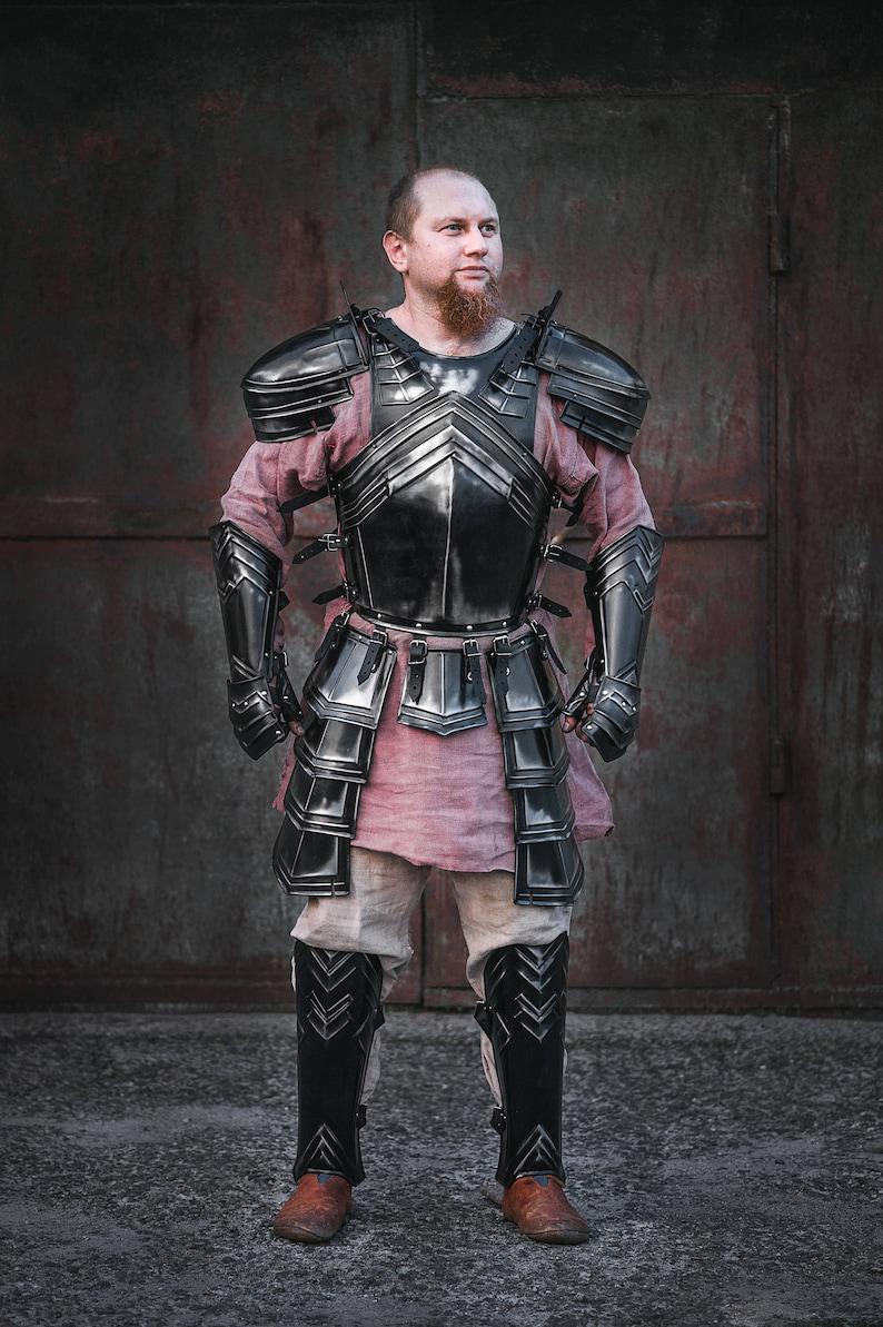 Dwarven Full Set - LARP ARMOR - Cuirass/pair of Bracers/leg