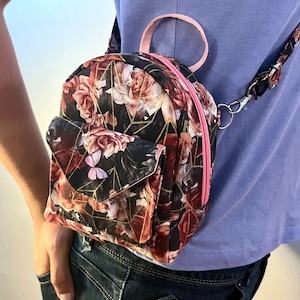 Mini sac à dos à bandoulière - Patron de couture PDF