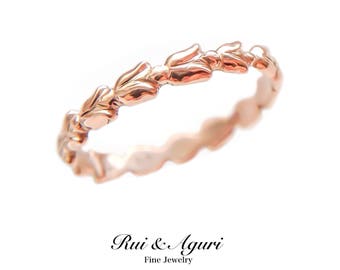 Tulip Ring rose gold (K18, K14, K10)