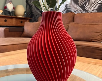 Vaso moderno e minimalista stampato in 3D | Decorazione per la casa | Piccola idea regalo | Stile scandinavo | 3 misure | Vari colori disponibili