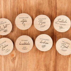 Meilensteinkarten Baby I Mein erstes Jahr: Geschenk Geburt, Geschenk Baby, Babygeschenk, Babyparty, Geschenk Babyparty
