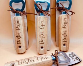 Father's Day Gift | Bottle Opener Best Dad, Best Grandpa || Gift for Father's Day or birthdays, or also ideal for Christmas