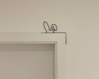 Easter door frame decoration – Gifts – Door topper decoration, Easter, Scandinavian, Easter bunny, Easter decoration, Spring design, Minimalist