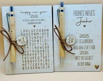New Year's Eve gift, New Year's Eve, New Year's gift 2026, New Year's gift "Let's write stories", personalized ballpoint pen