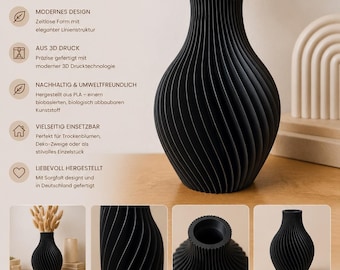 Minimalist vase Felicia Vase | 3D vase | sustainable | spherical vase | decorative vase | flower vase