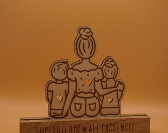 Mother's Day Gift for Mom | Personalized Wooden Slice | Thank You for Everything | Birthday Gift | Gift for Mom | for Mother's Day