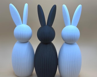 Easter decorations, minimalist decor, Easter bunny decorations, 3D printed decorations, modern home design, creative home decor, stylish look