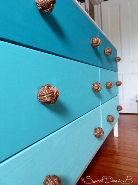 Monkey Fist Drawer Pulls Set Of Two Etsy