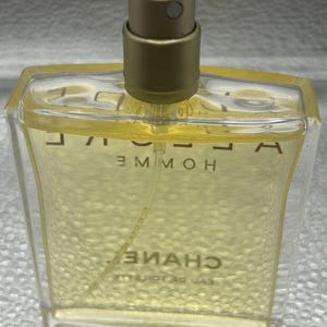 Rare ALLURE HOMME Chanel Eau De Toilette 1.7 Oz /50 mL Spray As Pictured No Top image 8
