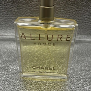 Rare ALLURE HOMME Chanel Eau De Toilette 1.7 Oz /50 mL Spray As Pictured No Top image 1