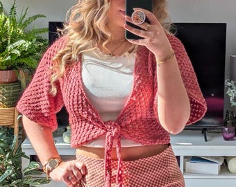 Tulip Tie Top Crochet Pattern | PDF Download