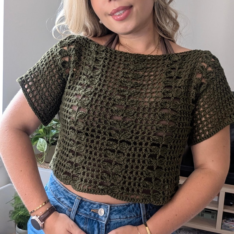 Vine Tee Crochet Pattern | PDF Download - Etsy UK