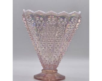 フェントン　ウランガラス オパールセント　アンティーク　花瓶 my-antique-fenton-collection-