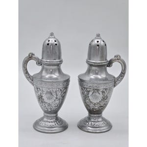 Condisco Vintage Ornate Silver Plated Solniczka i Pieprzniczka