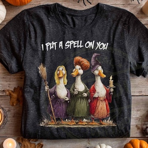 Silly Goose Witches Sisters Png, Funny Goose Witches Png Halloween Goose PNG Shirt, Halloween Witches, Digital Download, Sublimation Designs