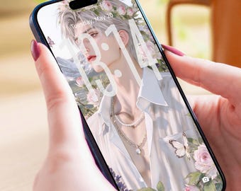 Kärlek och Deepspace Sylus telefonbakgrund | LAD | Sylu | Otome Game | Omedelbar nedladdning | AI Generation | シン | 恋と深空
