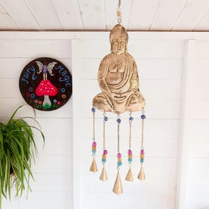 Buddha Windchime with Indian Bells