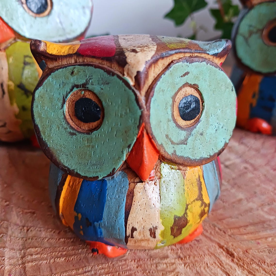 Rustic Owl Handcrafted Rustic Owls | Set of 3 - Etsy