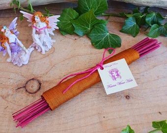Encens indien fait main rose de minuit