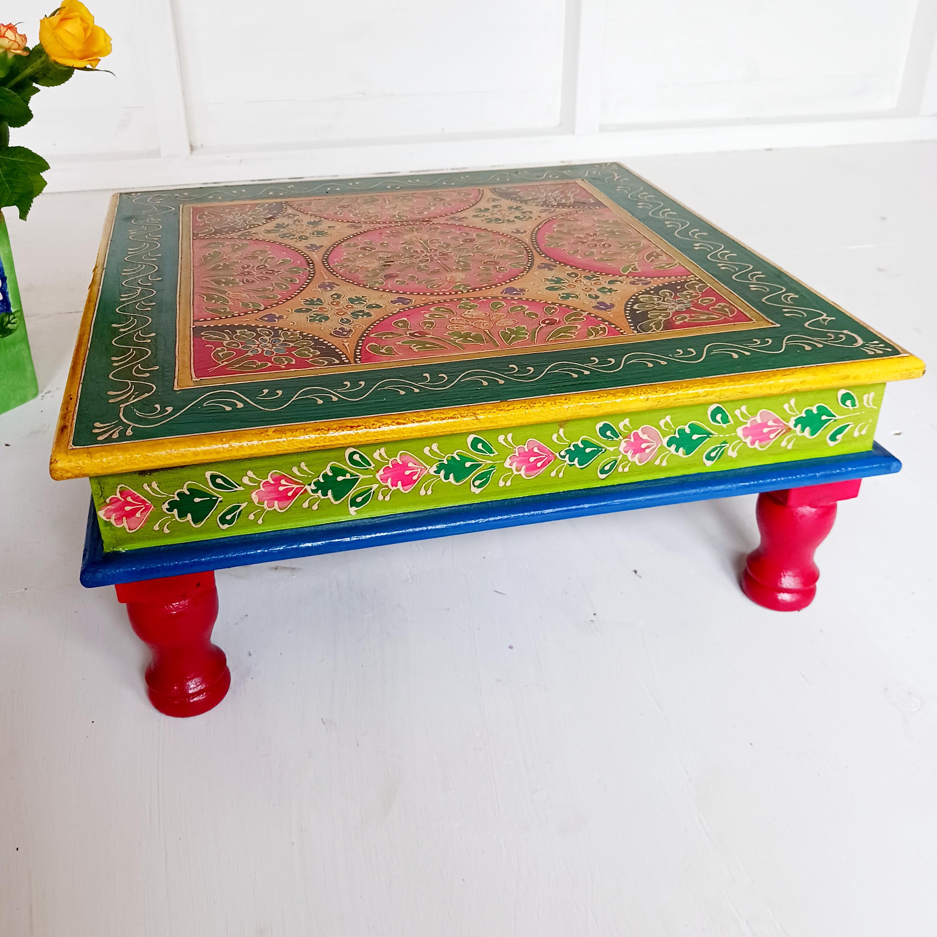 Bhakoot Matching Table Indian Handcrafted Bajot Table - Etsy