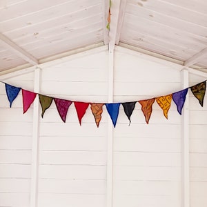 Handmade Recycled Sari Bunting