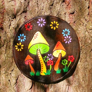Plaque murale champignon