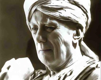 Aleister Crowley Fully Restored Antique Photograph | Thelema | Mysticism | Occult | Witchcraft | Crowley Gifts | Crowley Memorabilia |