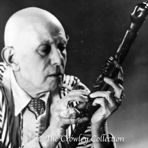 Aleister Crowley Restored Antique photograph | Thelema | Mysticism | Occult | Esoteric Gifts | Crowley Memorabilia | Argenteum Astrum