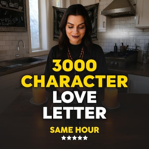 Same Day Psychic Love Letter | Channeled Message, Soulmate Twin Flame Insight & Relationship Guidance