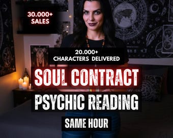 Soul Contract Reading | Karmic Connection & Past Life Insight PDF | Deep Soulmate Love Tarot | Spiritual Lessons | Relationship Guidance