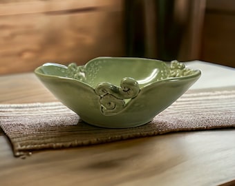 Hand Altered Ceramic Bowl