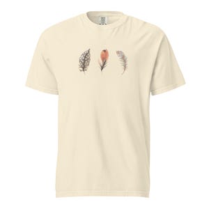 T-Shirt with print I Vintage T Shirt Feathers I T Shirt Women I Gifts for the best friend