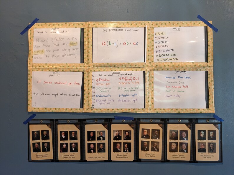 Foundations - Classical Conversations FOLD-UP Tutor Board - Etsy